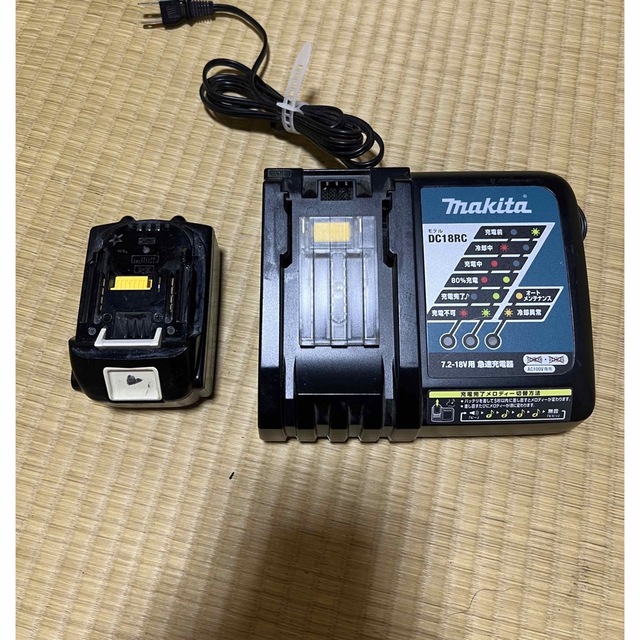 マキタ純正バッテリー18v 6.0AH 充電器セット