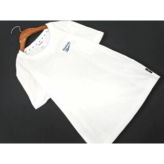 リーボック(Reebok)のリーボック クラシック ロゴ プリント Tシャツ sizeM/白 ■◆ レディース(Tシャツ(半袖/袖なし))