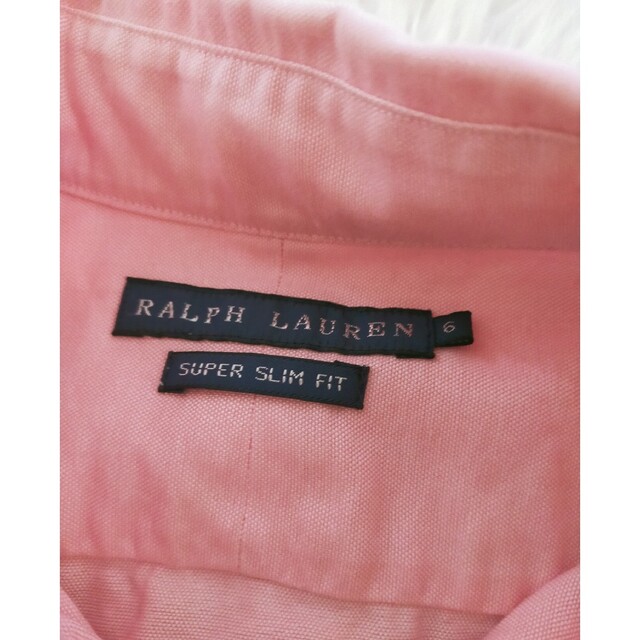 Ralph Lauren(ラルフローレン)のポロラルフローレン　オックスフォードシャツ　ピンク　L　Ralph Lauren レディースのトップス(シャツ/ブラウス(長袖/七分))の商品写真