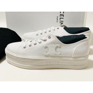 celine - 《 CELINE セリーヌ 》ジェーン レースアップ ロースニーカー