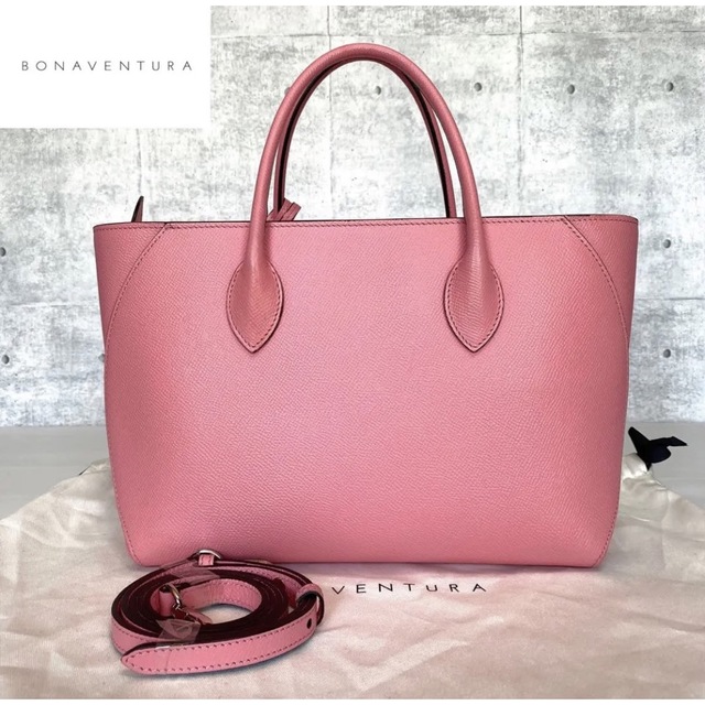 BONAVENTURA - 【美品】BONAVENTURA ミア PMスモール アイシクルピンク