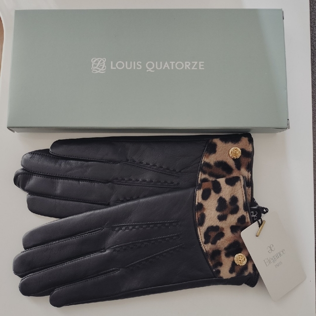 LOUIS QUATORZE(ルイカトーズ)のLOUIS QUATORZE レザー手袋 レディースのファッション小物(手袋)の商品写真