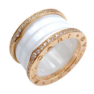 ブルガリ(BVLGARI)のブルガリ BVLGARI ビーゼロワンリング4バンド K18PG×セラミック ダイヤモンド ジュエリー(リング(指輪))