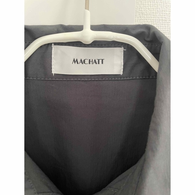 machatt マチャット オーバーシャツ ダークグレー レディースのトップス(シャツ/ブラウス(長袖/七分))の商品写真