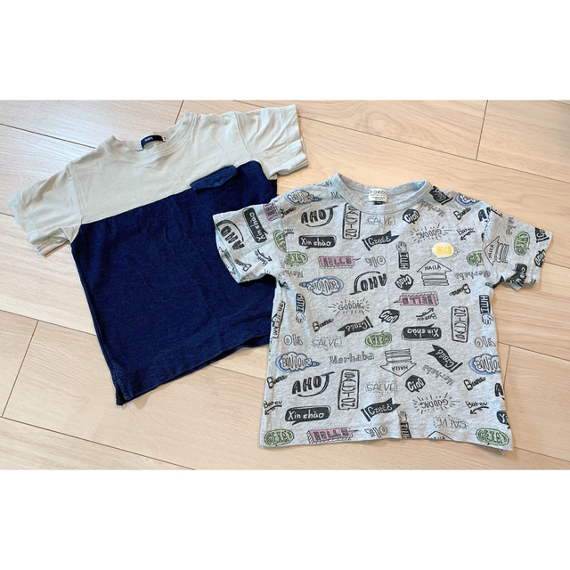 SHIPS(シップス)のSHIPS &F.O.KIDS 半袖Tシャツ2枚セット キッズ/ベビー/マタニティのキッズ服男の子用(90cm~)(Tシャツ/カットソー)の商品写真