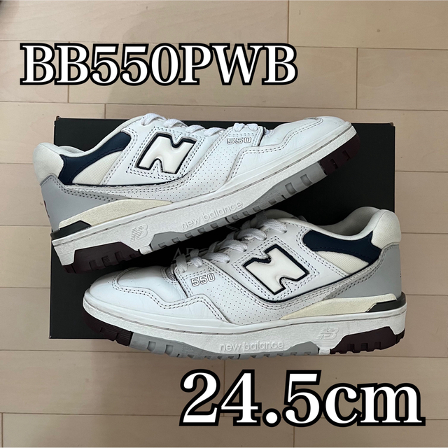 neighborhoodNew Balance 550 BB550PWB 24.5cm 即日発送 美品