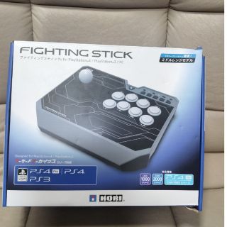 【中古】HORI ファイティングスティック PS4-129 PS3 PC(その他)