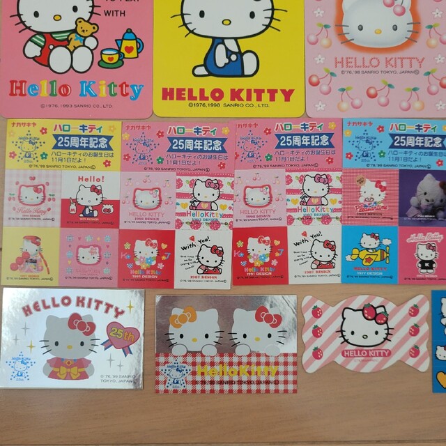 レア！SANRIO ★HELLO KITTY ハローキティ★シール等【1991年