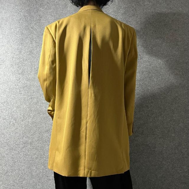 vintage】ロング シングルブレストテーラードジャケット コート