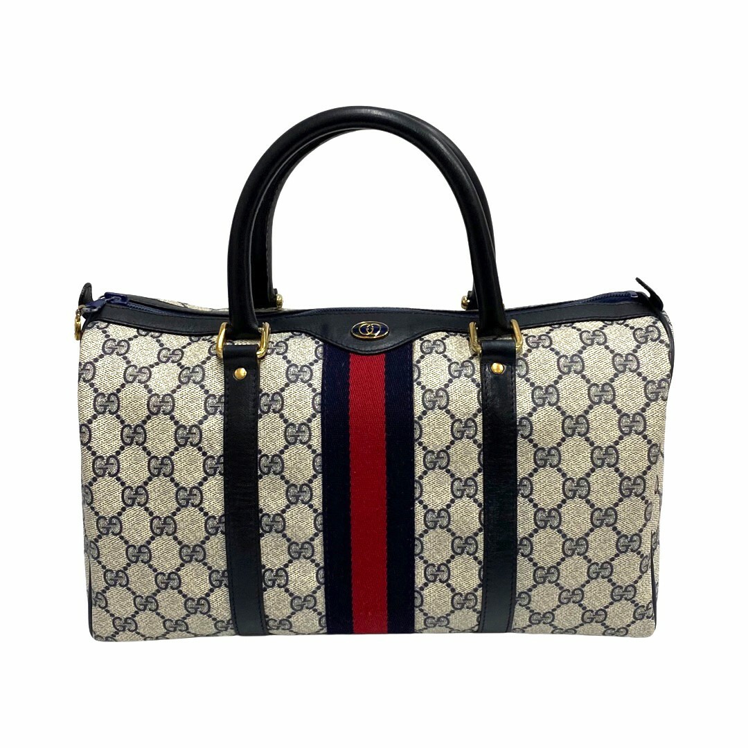 極 美品 GUCCI オールドグッチ グッチ ヴィンテージ シェリーライン GG