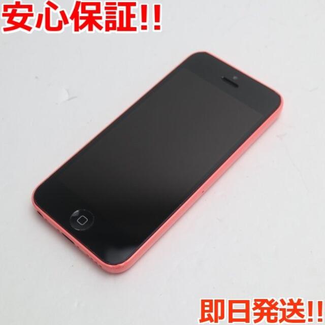 iPhone(アイフォーン)の美品 iPhone5c 16GB ピンク 白ロム M444 スマホ/家電/カメラのスマートフォン/携帯電話(スマートフォン本体)の商品写真