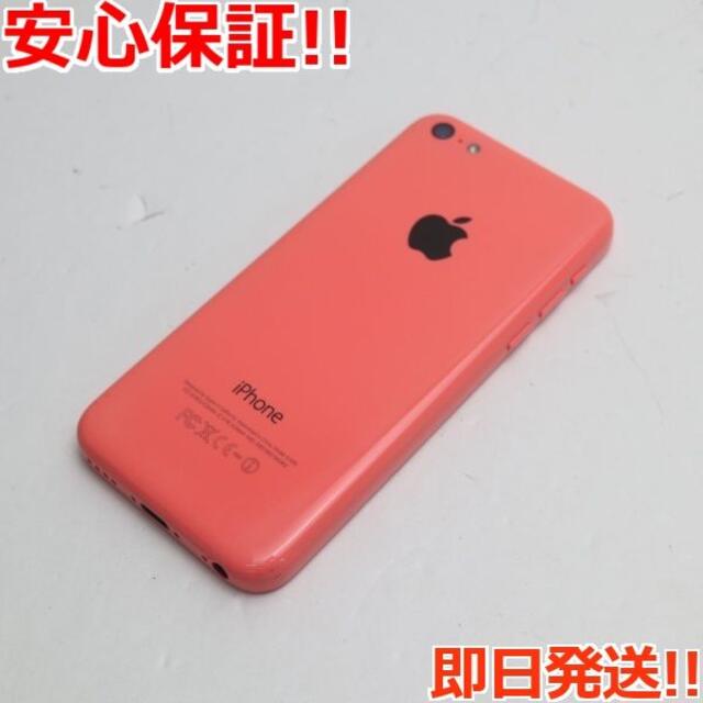 iPhone(アイフォーン)の美品 iPhone5c 16GB ピンク 白ロム M444 スマホ/家電/カメラのスマートフォン/携帯電話(スマートフォン本体)の商品写真