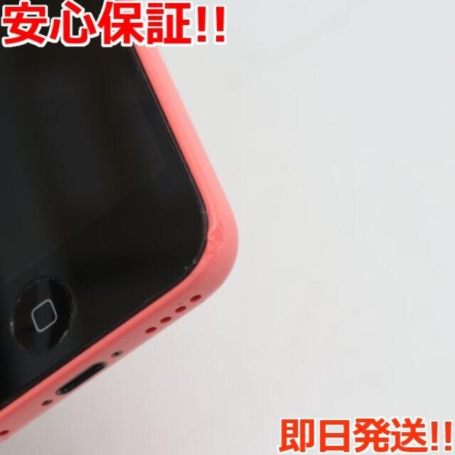 iPhone(アイフォーン)の美品 iPhone5c 16GB ピンク 白ロム M444 スマホ/家電/カメラのスマートフォン/携帯電話(スマートフォン本体)の商品写真