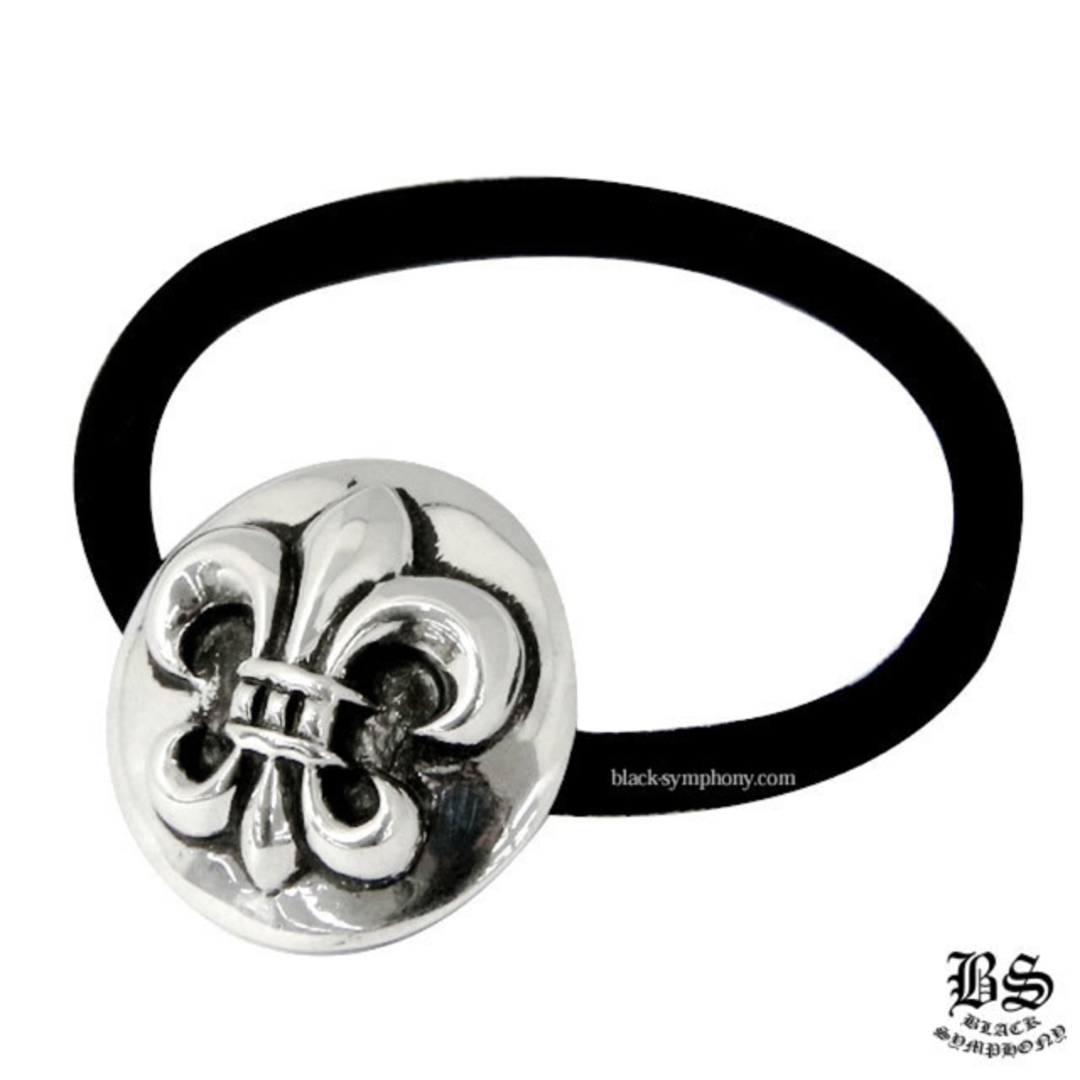 Chrome Hearts(クロムハーツ)のクロムハーツ  ヘアゴム コンチョ ヘアバンド　原本有り メンズのアクセサリー(ブレスレット)の商品写真