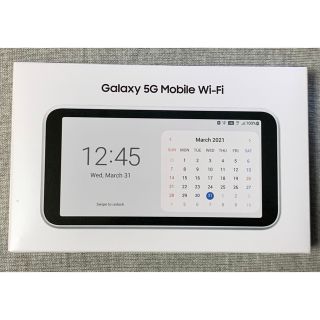 ギャラクシー(Galaxy)のGalaxy 5G Mobile Wi-Fi SCR01(その他)