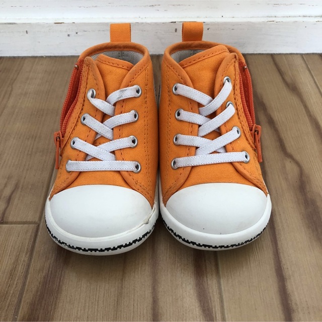 ALL STAR（CONVERSE）(オールスター)のコンバース　オレンジ　スニーカー　キッズ　13センチ　13.5センチ キッズ/ベビー/マタニティのベビー靴/シューズ(~14cm)(スニーカー)の商品写真