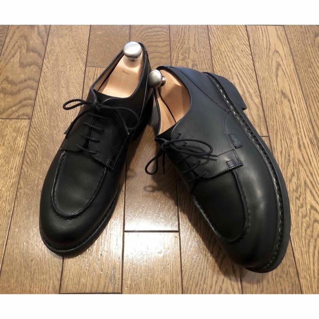 極上の美品☆PARABOOT シャンボード サイズ7ハーフ CHAMBORD 黒-