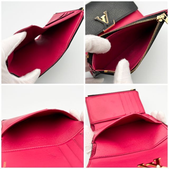 【超極美品】ルイヴィトン トリヨン ポルトフォイユ カプシーヌ コンパクト