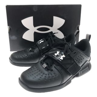 アンダーアーマー(UNDER ARMOUR)の□□UNDER ARMOUR アンダーアーマー 靴 スニーカー  サイズ25.5cm 3023735-001 ブラック(スニーカー)