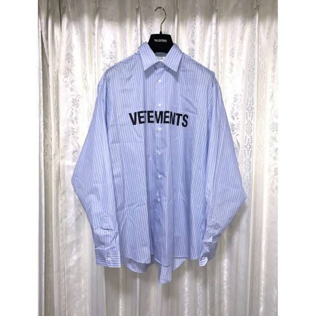 vetements ストライプシャツ