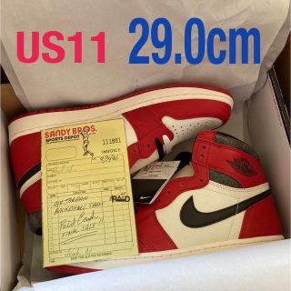 ナイキ(NIKE)のNike Air Jordan 1 High OG  Chicago  29.0(スニーカー)