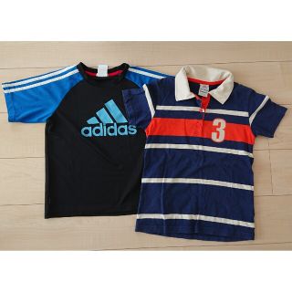 アディダス(adidas)のキッズ服 Tシャツ adidas 140 2枚セット(Tシャツ/カットソー)