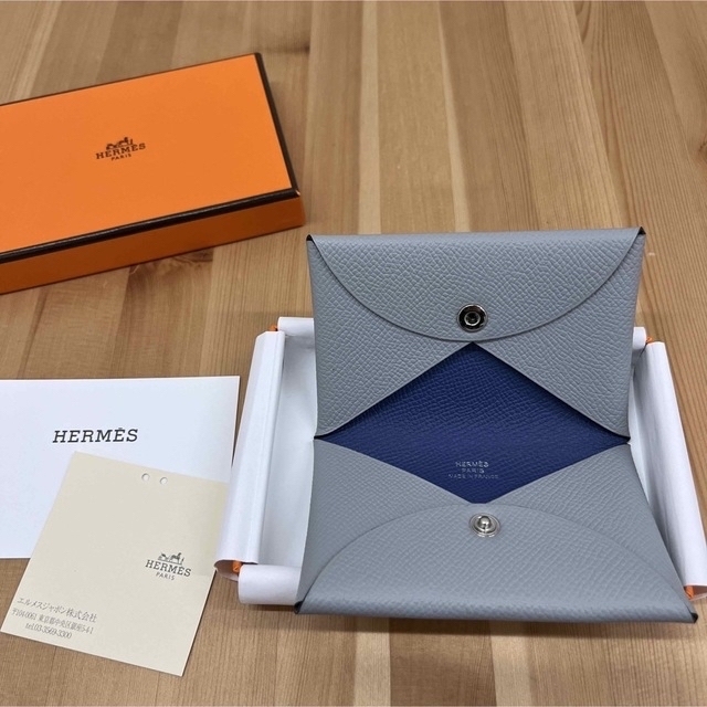 HERMES エルメス　カルヴィ　ブルーグラシエ　ブルーブライトン　未使用