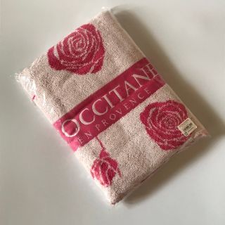 ロクシタン(L'OCCITANE)のL'OCCITANE ロクシタン　バスタオル(ローズ柄)(ノベルティグッズ)