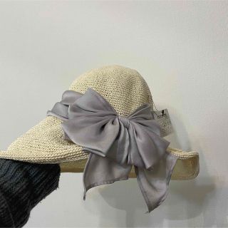 CA4LA - 【新品未使用タグ付き】CA4LA 麦わら帽子 リボンの通販 by