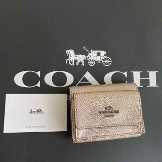 お値下げ　coach 三つ折り財布　(財布)