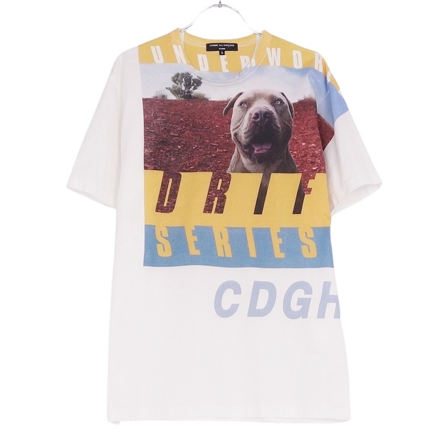 コムデギャルソンオム COMME des GARCONS HOMME Tシャツ カットソー 半袖 ショートスリーブ プリント トップス メンズ S マルチカラー