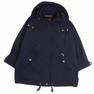 ウールリッチ(WOOLRICH)の美品 ウールリッチ WOOLRICH コート ジップアップ ポリエステル アウター レディース XS ネイビー(その他)