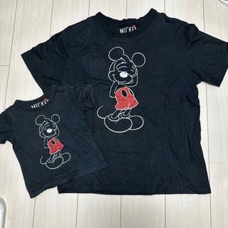 ディズニー(Disney)のディズニー 親子 ミッキー 半袖 Tシャツ(Tシャツ/カットソー)