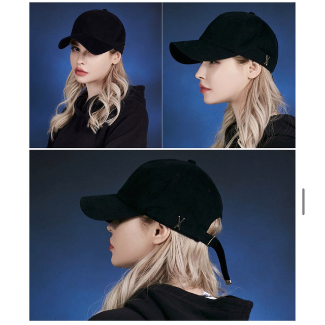 【即日発送】新品未開封　VARZAR 496 Kアイドル愛用 キャップ ブラック レディースの帽子(キャップ)の商品写真