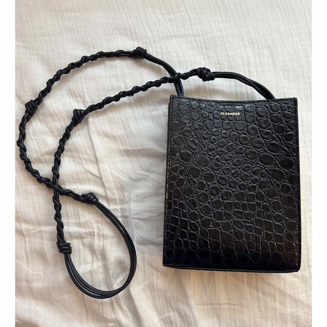 ジルサンダー JIL SANDER ショルダーバッグ TANGLE クロコダイル