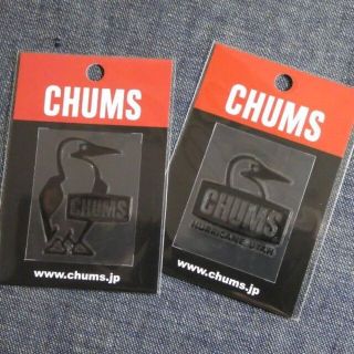 チャムス(CHUMS)の2枚セット CHUMS Emboss Sticker BK 1126 1127(その他)