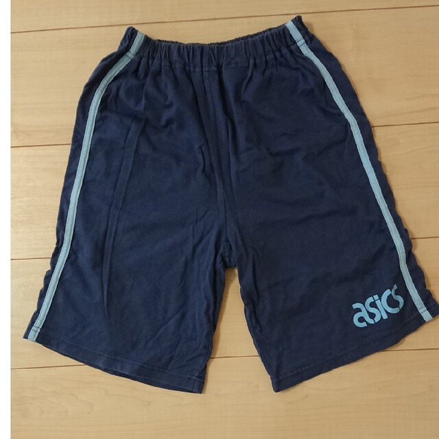 asics(アシックス)のキッズ服 Tシャツ＋ハーフパンツ asics サイズ140 キッズ/ベビー/マタニティのキッズ服男の子用(90cm~)(Tシャツ/カットソー)の商品写真