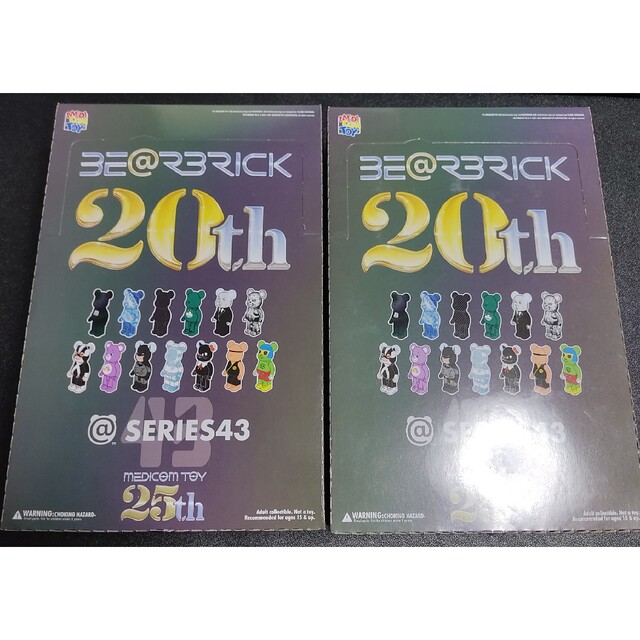 BE@RBRICK(ベアブリック)のBE@RBRICK SERIES 43 x 2BOXセット エンタメ/ホビーのおもちゃ/ぬいぐるみ(その他)の商品写真