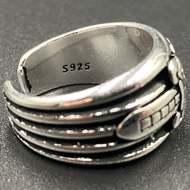 新色 リング 指輪 メンズ ダガー カレッジリング シルバー925 303A