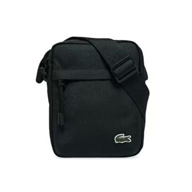 LACOSTE CANVAS ZIP CROSSBODY メッセンジャーバッグ