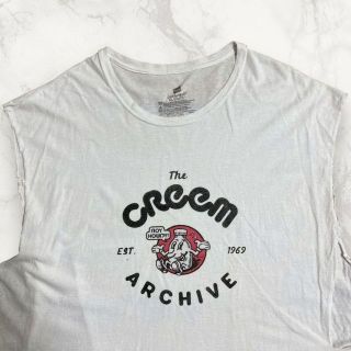 HGT Hanes 古着 白 the CREEM 雑誌　クリーム　マガジン T(Tシャツ/カットソー(半袖/袖なし))