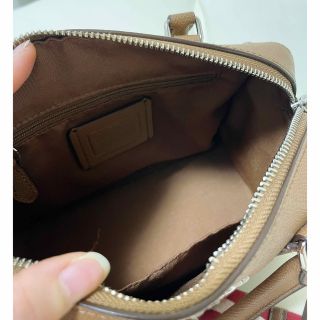 COACH - 専用‼️coach‼️ワッペン付き ミニボストンバッグ ブラウンの