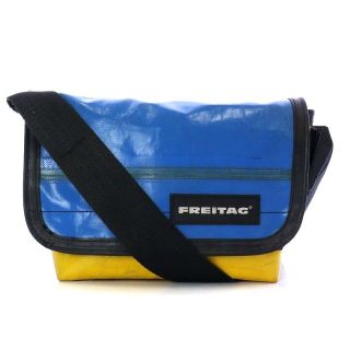 フライターグ(FREITAG)のフライターグ ショルダーバッグ ワンショルダー 斜め掛け PVC 青 黄色(ショルダーバッグ)