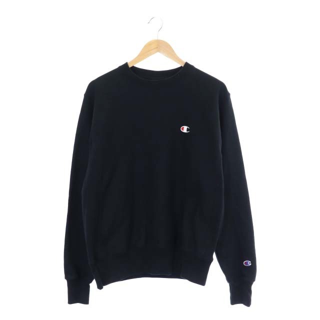 YI55【USA製】Champion　スウェット【3XL】黒色　リバースウィーブ