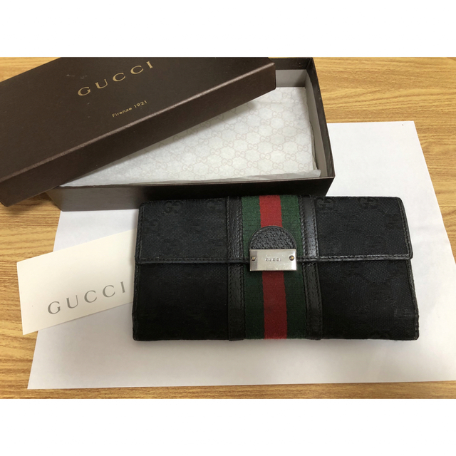 Gucci(グッチ)のGUCCI シェリー　長財布 レディースのファッション小物(財布)の商品写真