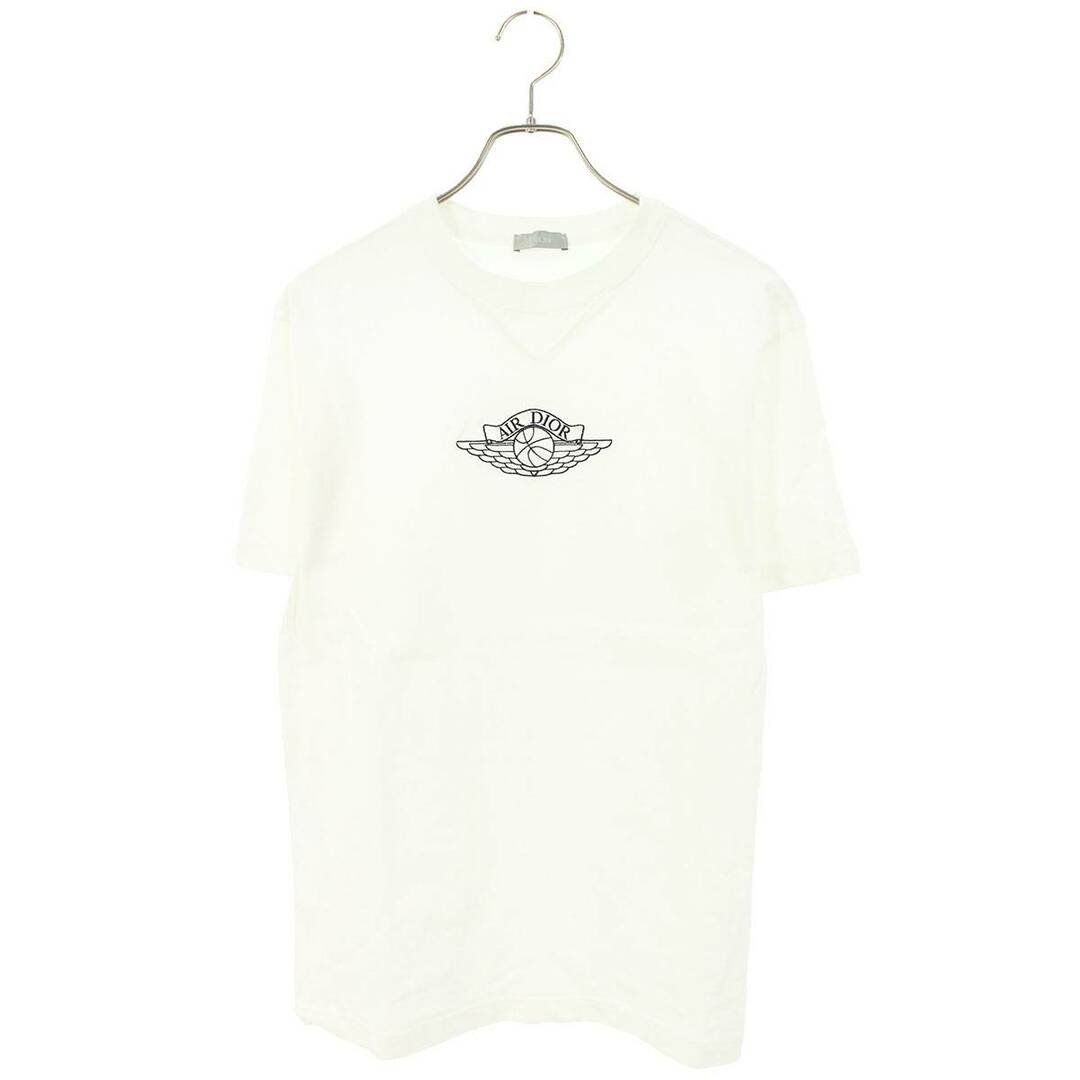 Dior - ディオール ×ナイキ NIKE  20AW  033J625B0554 ウイングロゴ刺繍Tシャツ メンズ S