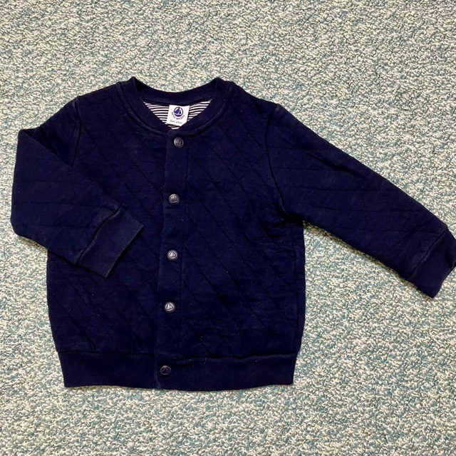 PETIT BATEAU(プチバトー)のPetit Bateau プチバトー  ブルゾン 上着 羽織り ジャケット 80 キッズ/ベビー/マタニティのベビー服(~85cm)(ジャケット/コート)の商品写真