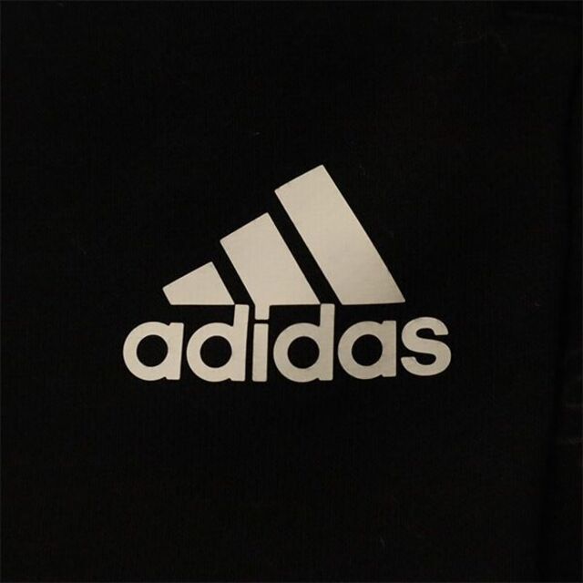 adidas(アディダス)のアディダス ワンポイントプリント スウェットパンツ L ブラック adidas メンズ 【中古】  【230508】 メンズのパンツ(ワークパンツ/カーゴパンツ)の商品写真