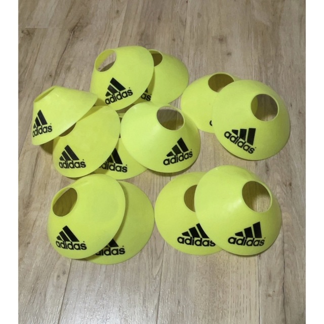 adidas(アディダス)のadidas マーカーコーン　イエロー　12枚 スポーツ/アウトドアのサッカー/フットサル(その他)の商品写真