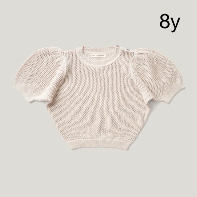 SOOR PLOOM(ソーアプルーム)のsoor ploom Mimi Knit Top Milk  キッズ/ベビー/マタニティのキッズ服女の子用(90cm~)(Tシャツ/カットソー)の商品写真